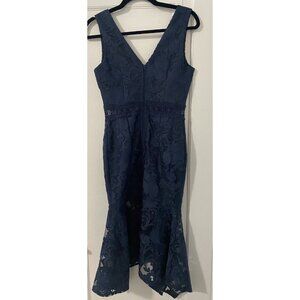 Two Sisters Dress Size Small US 4 Gorgeous Formal Party Navy